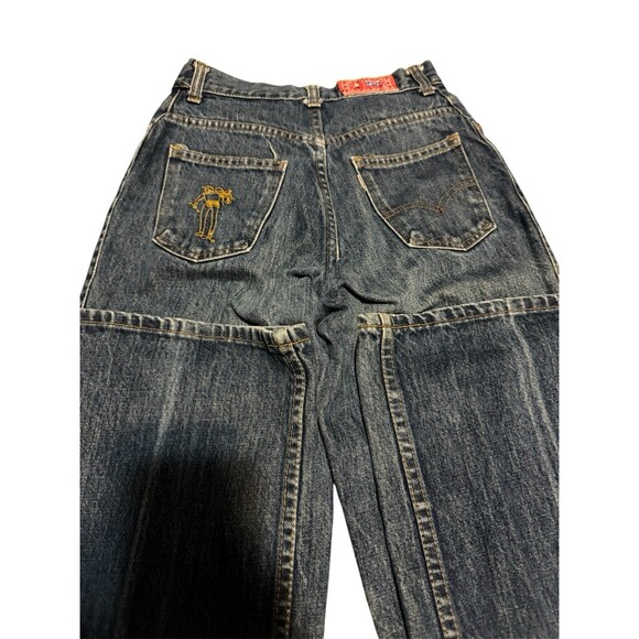 70s white tab Horse Big E Talon High Waist Levi’s  W/white Tab Pearl Button RARE - Picture 9 of 16